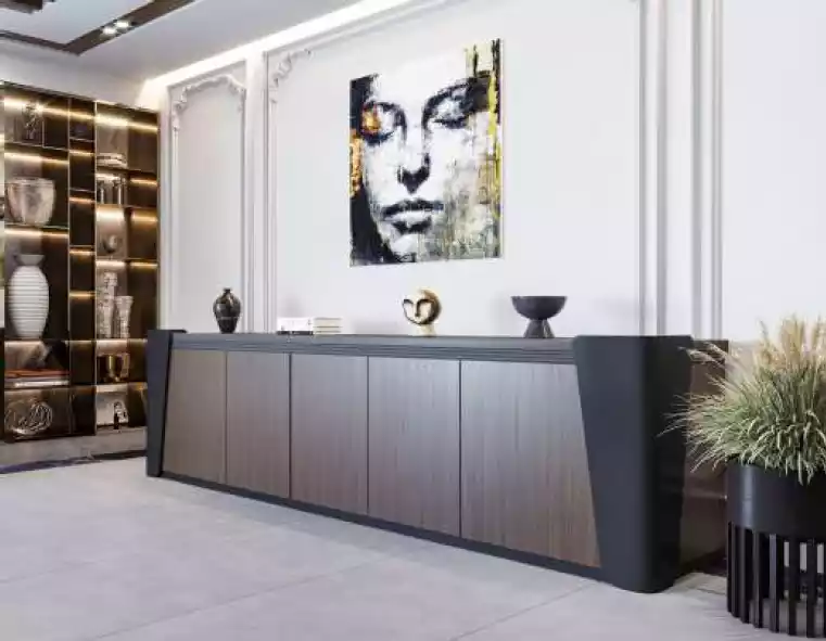 File cabinet cupboard furniture shelf sideboard 260cm chests of drawers XXL shelves