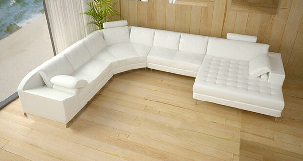 Leather sofa couch living landscape corner sofa corner set modern design sofa with USB