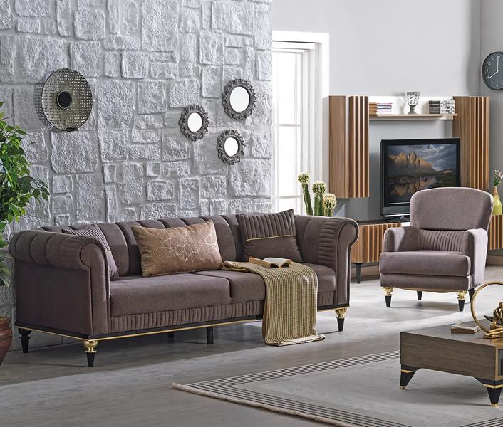 Couch sofa set upholstered furniture living landscape lounge sofa seating group 3+1