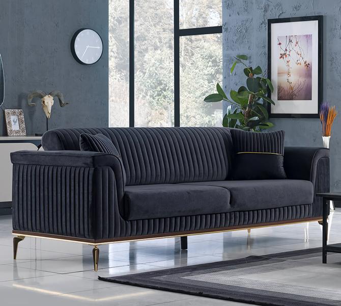 Sofa three-seater upholstered couch seating furniture upholstered furniture