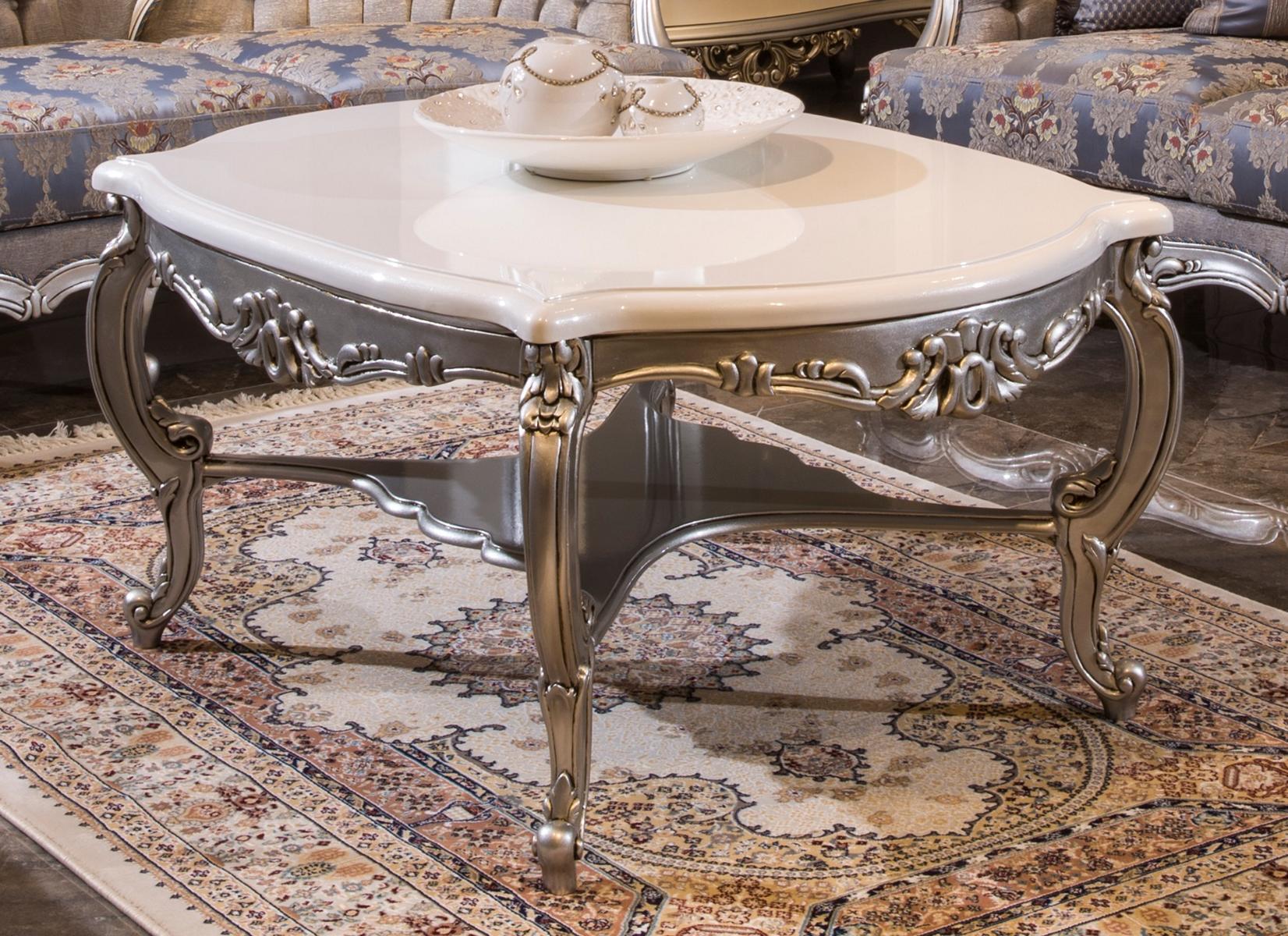 Coffee tables, wooden side tables, wooden tables, living room, Baroque, Rococo