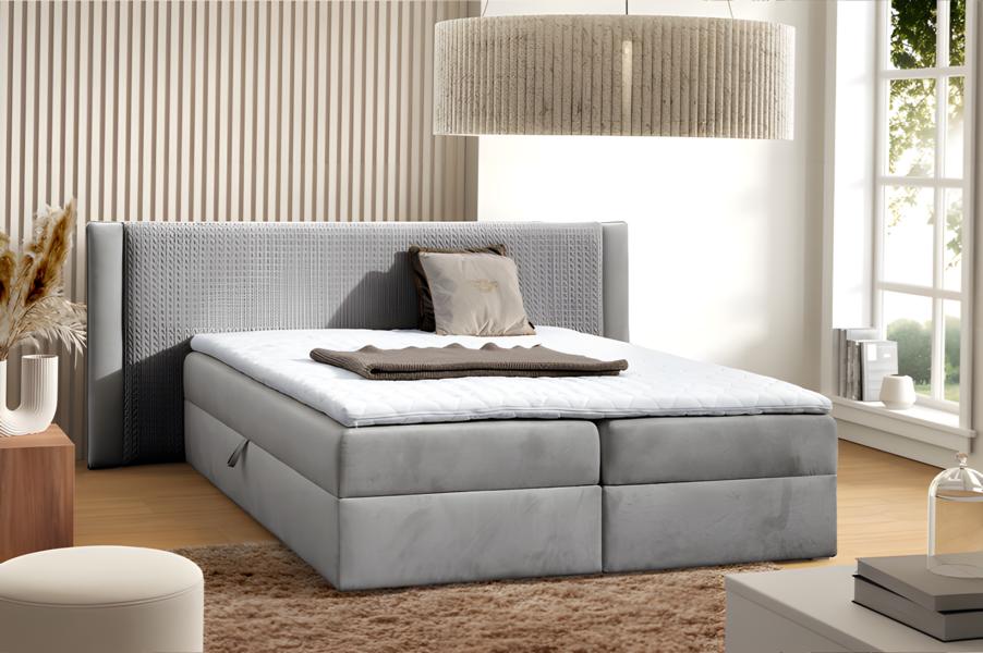 Upholstered bed, comfort bed, sleeping bed, bedroom beds, designer bed, double bed.
