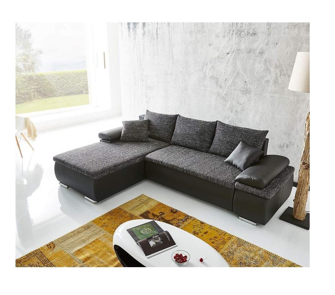 Corner Sofa L-Shape Sofa Couch Design Upholstered Sofa Sleeper Textile Bed Function Textile