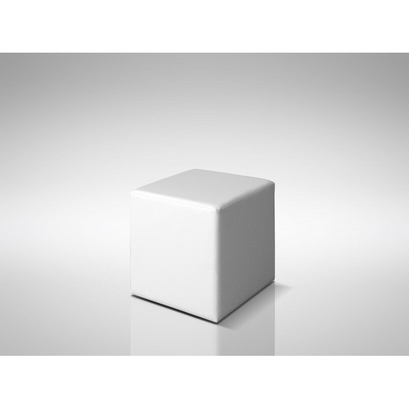 Cube stool, footstool, seating pouf, living room designer pouf, new.