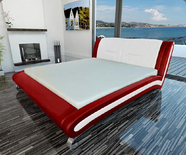 DOUBLE BED DESIGN BED Leather Bed Upholstered Bed Couples XXL 140 160 180x200 cm