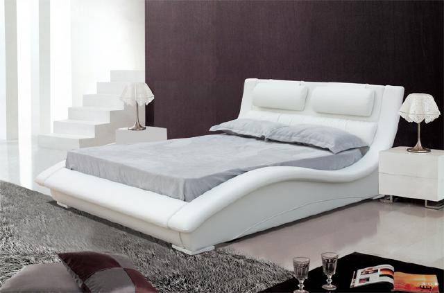 Waterbed Complete Bed Leather Bed Upholstered Bed with Mattress New OLIVER Beds