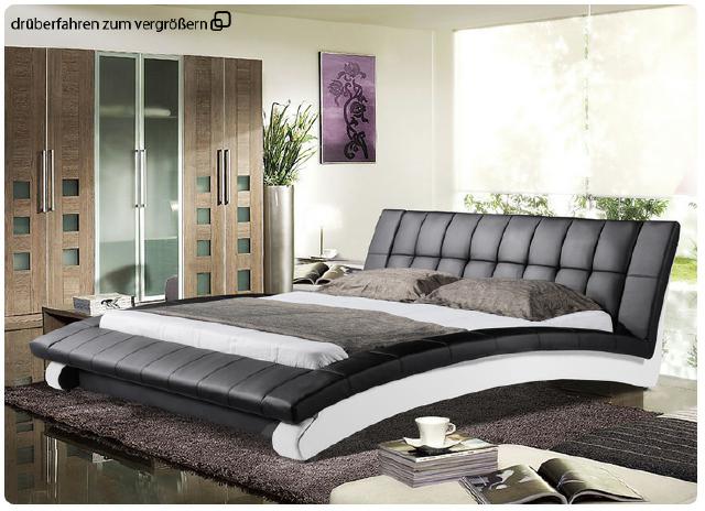 Water bed complete leather bed upholstered bed with mattress new MICHA bed beds