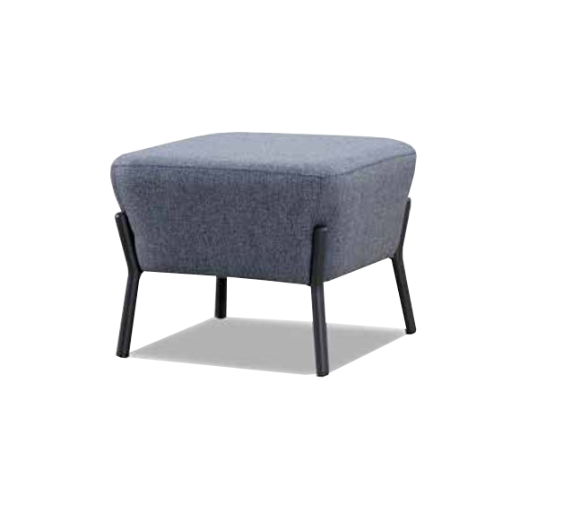 Luxury Stool Luxurious Modern Designer Living Room Fabric Furniture Gray