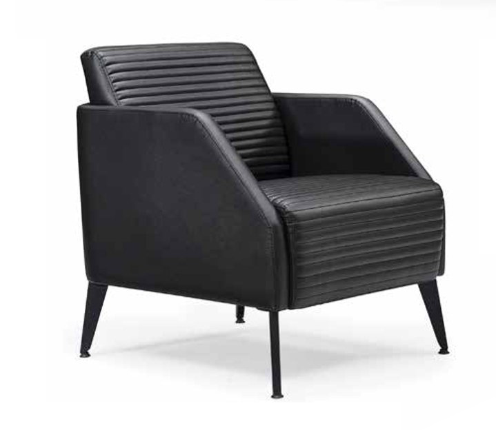 Black reclining chair luxurious single seat modern TV chair armchair