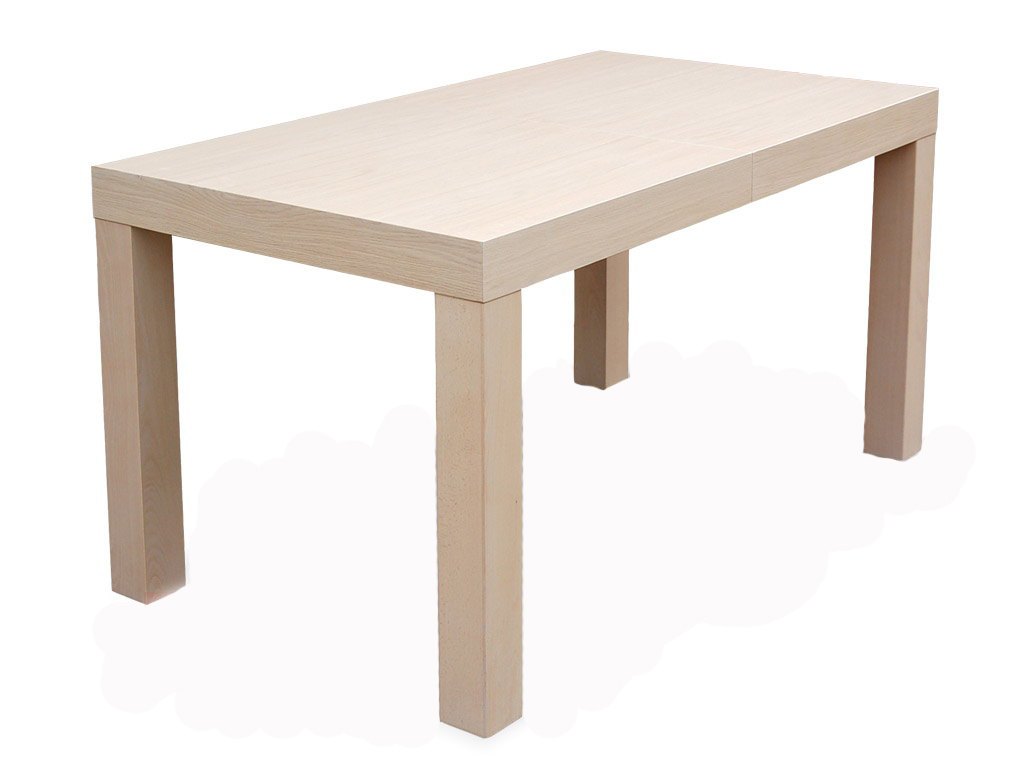 Table Dining Table Wooden Table XXL Conference Table 80 x 140 cm Extendable 140 x 180 cm
