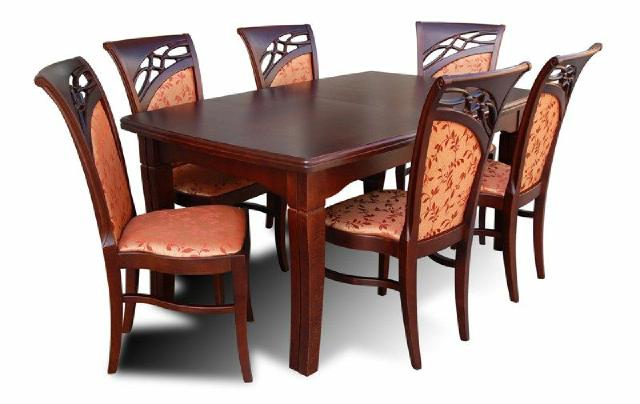 Dining table + 6 chairs dining room set dining group group table tables new Z29