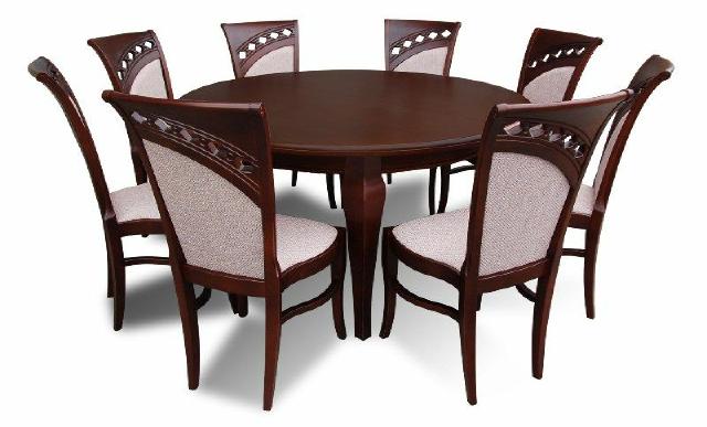 Dining table + 8 chairs dining room set dining group round table new Z26