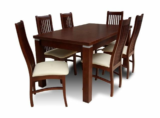 Dining table + 6 chairs dining room set dining group classic table Z08