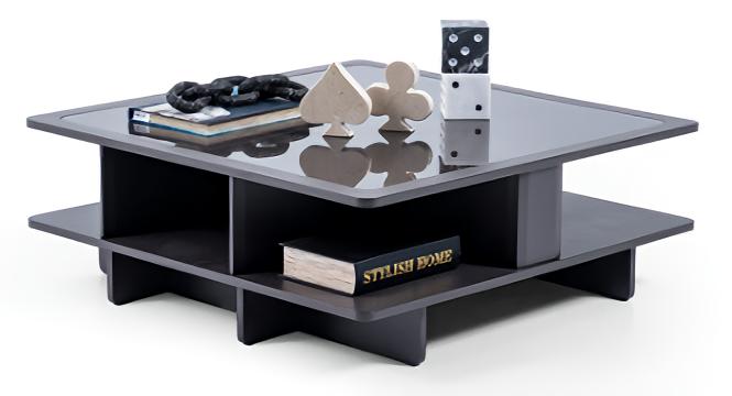 Square coffee table glass lounge side table glass tables coffee table