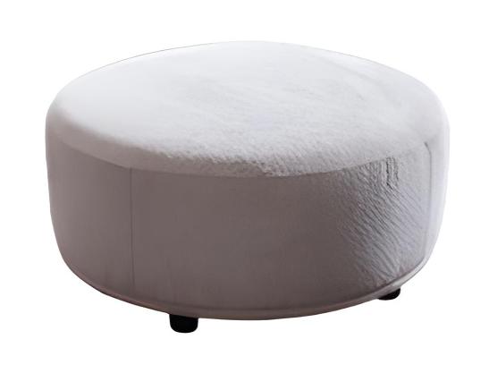 Pouf Stool Round Footstool Comfort Side Stool Upholstered Stool Seat Stool