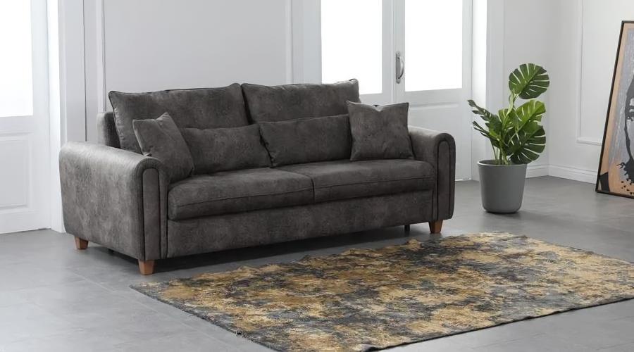 Sofa bed couch bed function sofa sleeping function 3-seater upholstered folding sofa