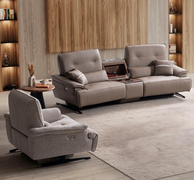 Sofa set 3+1 seating design couch with console upholstered couches modern