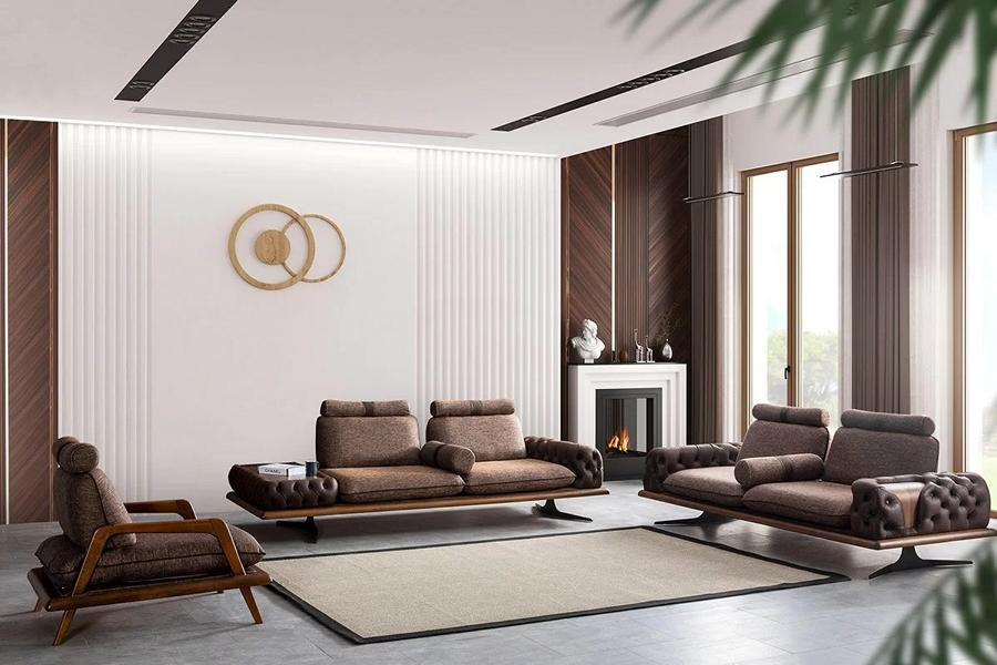 Luxury sofa set 4 pieces. Sofa couch set group seating cushions couches sofas.