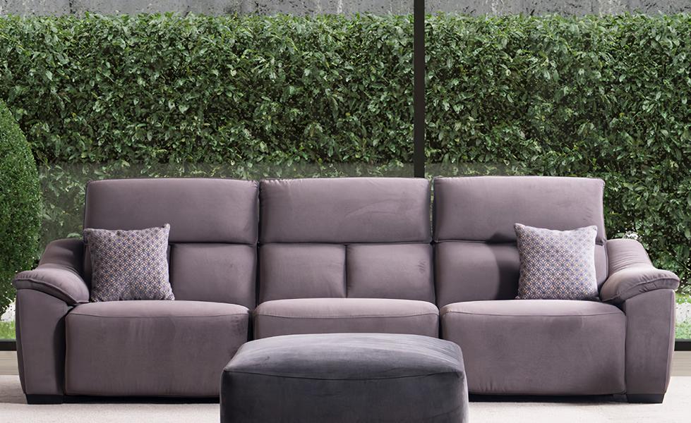 Luxury sofa 3-seater sofas seating fabric design furniture style textile new living room