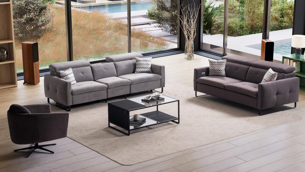 3+2+1 Seat Sofa Set Modern Style Living Room Couch Armchair Relax New