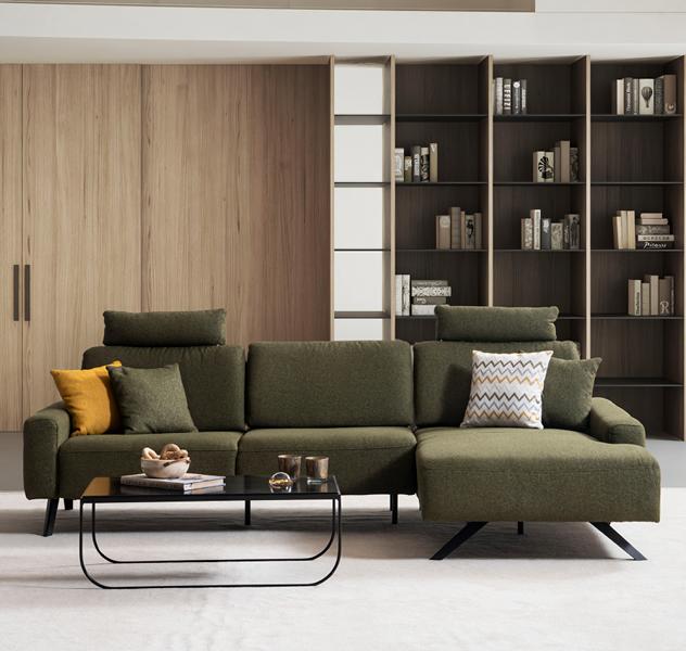 Living Room Sofa L-Shape Modern Luxury Corner Sofa Couch Corner Set