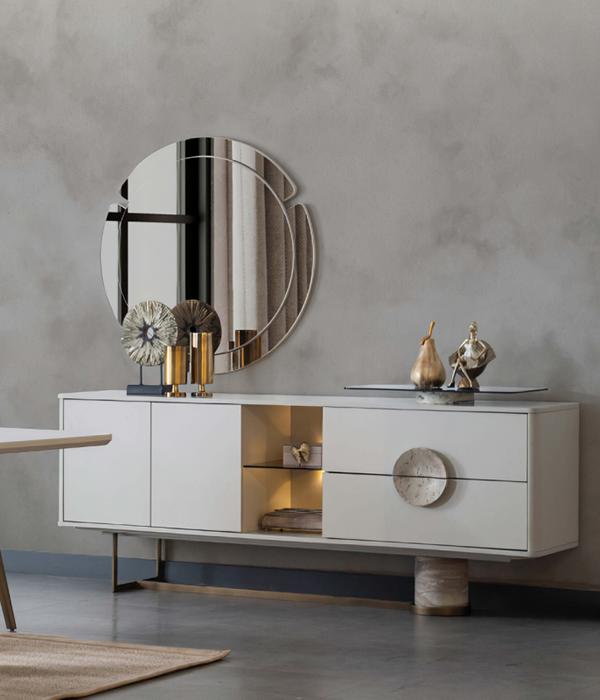 Luxury Chest Loft Sideboard Modern Dressers Sideboards Cabinet 208cm