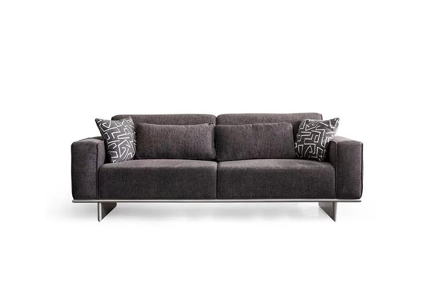 Cushion sofa cuddly sofa 3-seater sofa couch comfort sofa three-seater couch