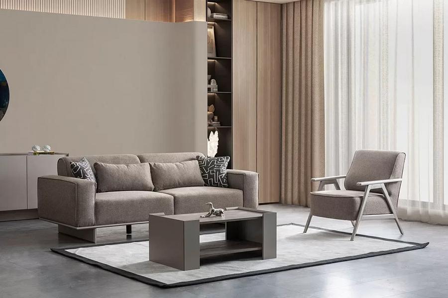 Sofa upholstered sofa 3-seater sofa couch comfort sofa three-seat couch cuddly sofa