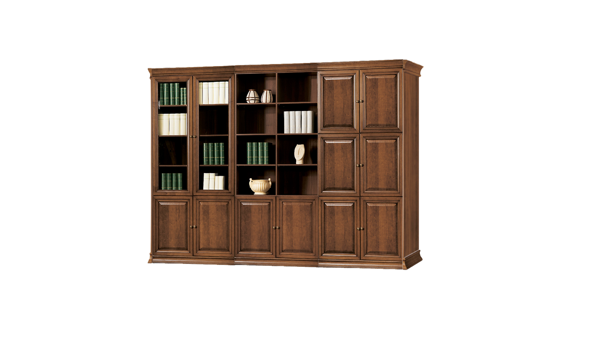 Stylish Brown Office Cabinet Luxury Wooden Furniture Workplace Cabinets
