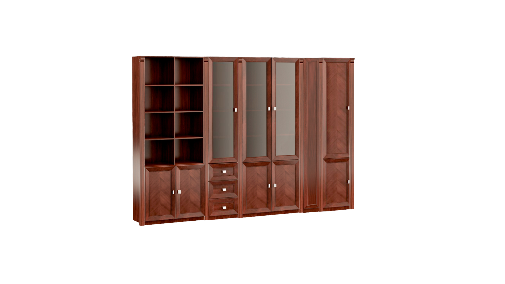 Luxurious office cabinet designer wooden shelves elegant office cabinets