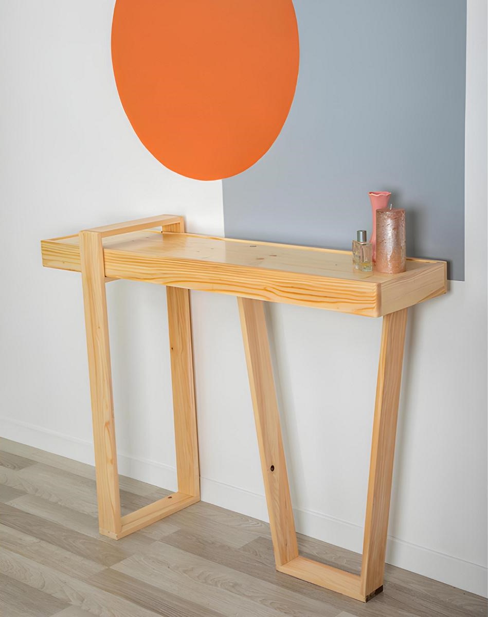 Stylish console table beige living room console modern designer sideboard