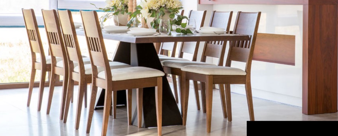 Dining table wood chairs 6x armchair group dining room set chair set table new