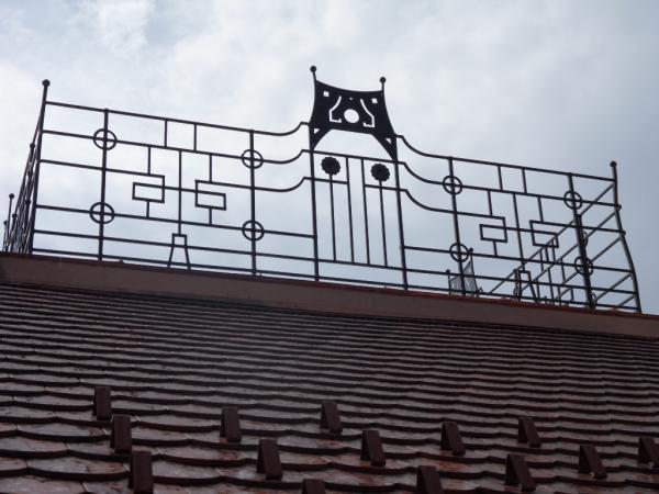 Classic railing handcrafted balcony stairs wrought iron fence fence 1 linear meter #349