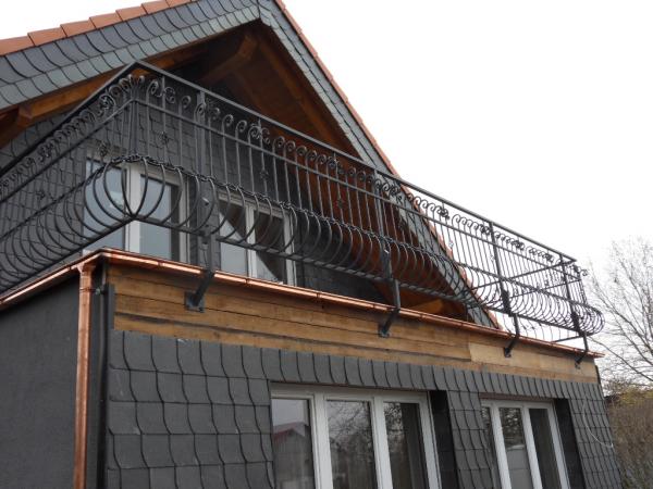 Classic railing handcrafted balcony stairs wrought iron fence fence 1 linear meter #347