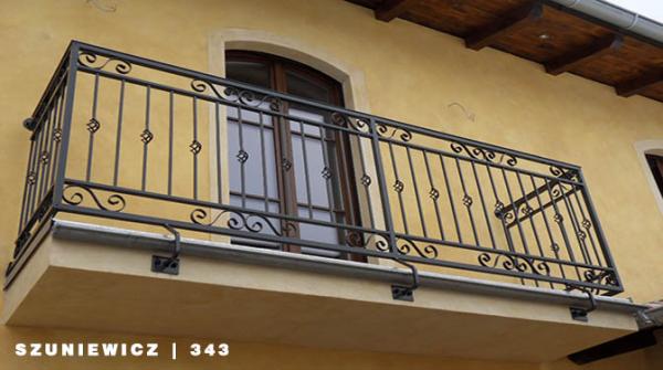 Classic exterior railing balcony railing stair railing railing model #343