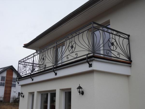 Classic railing handcrafted balcony stair forge fence fence 1 linear meter #342