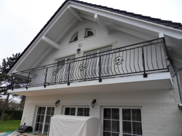 Classic railing handcrafted balcony stair iron fence fence 1 linear meter #340