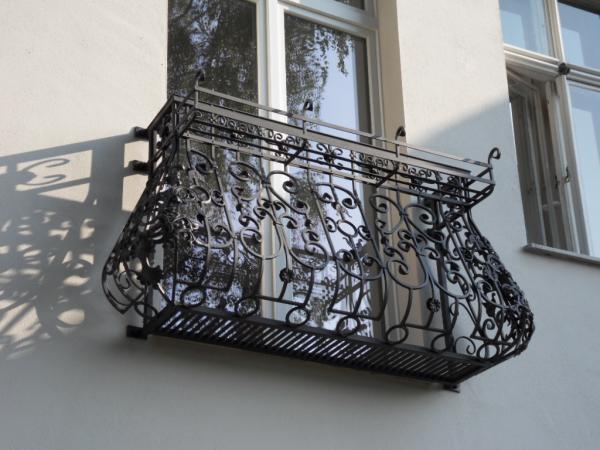 Classic railing handcrafted balcony staircase wrought iron fence 1 linear meter #338