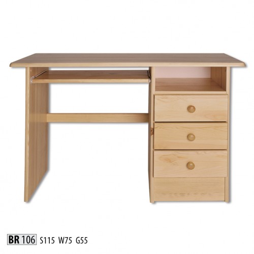 Desk Real Wood Wooden Table Solid Table Office Furniture Solid Desks