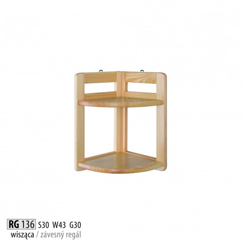 Wall shelf shelf bookcase bookshelf living room wall shelf real wood new