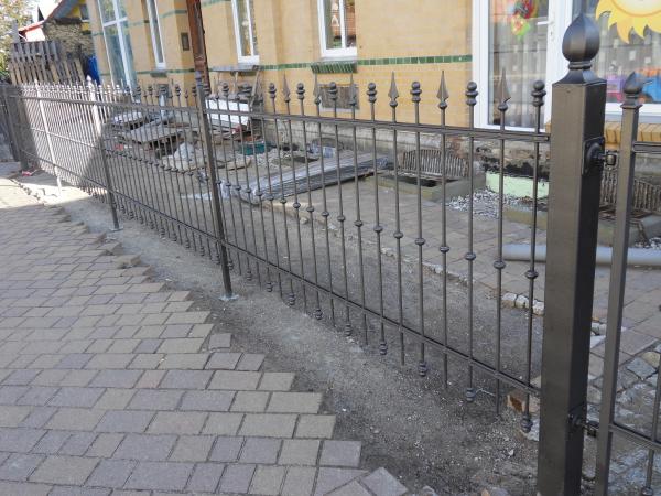 Modern outdoor garden property handmade railing fence classic fence M364