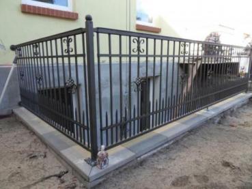 Balcony railing fence handmade custom-made wrought iron stairs balconies 149