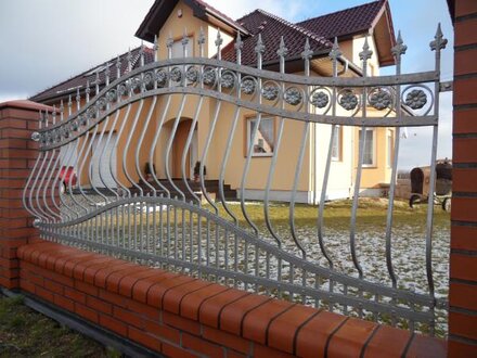 Classic garden property railing fence classic wrought iron fence M191