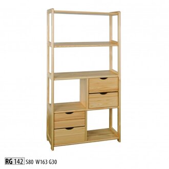 Solid wood wall shelf bookcase living room wall shelves cabinet new