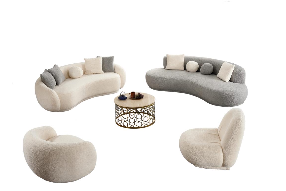 Sofas 4-seater complete sofa 3-seater armchair living room set relaxation set