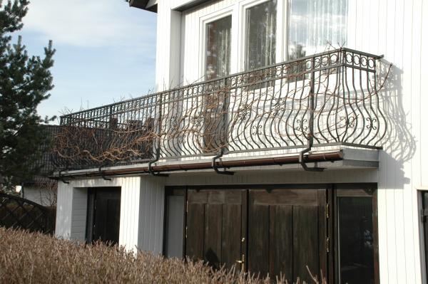 Classic steel staircase wrought iron stair balcony railing custom fabrication 141