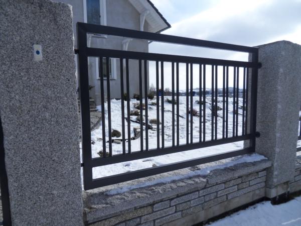 Exterior garden property railing fence classic wrought iron fence model 218