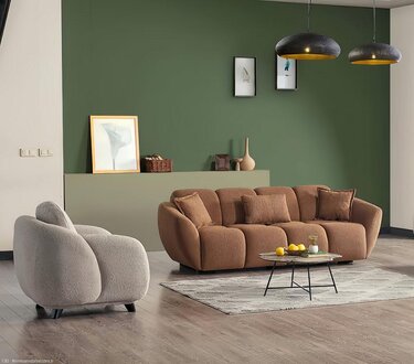 3-seater sofa couch seating group armchair sofa set living room furniture 2-piece set