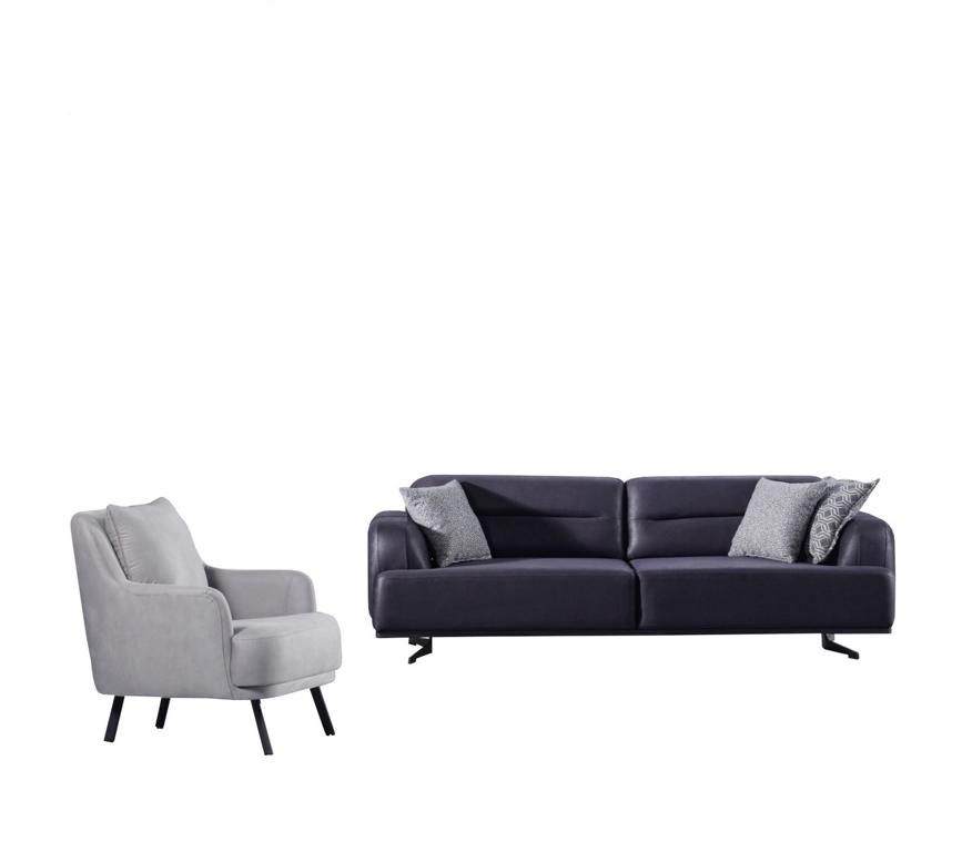 Sofa Couch set seating group armchair 2-piece upholstery combination set living room