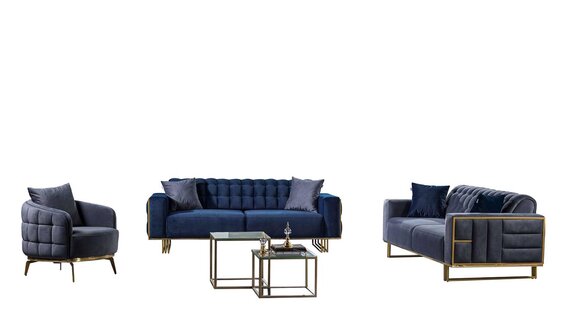 Sofa couch set seating group armchair upholstery combination set living room